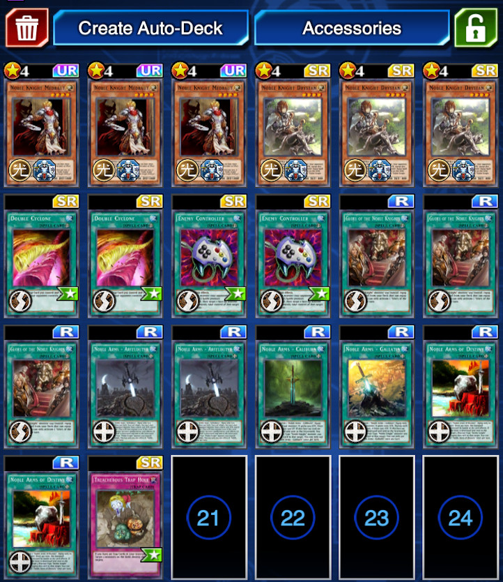 Balance Noble Knights Deck