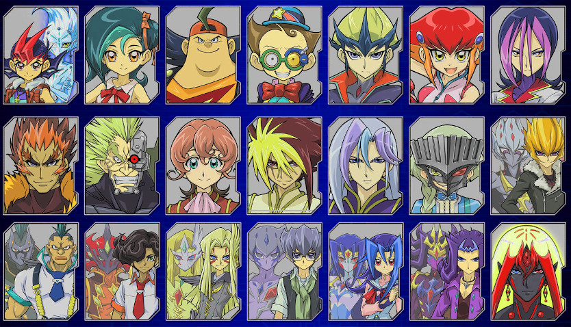 Some of Duel Links Characters